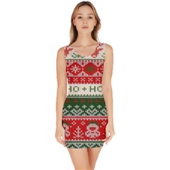 Ugly Sweater Merry Christmas  Bodycon Dress by artworkshop