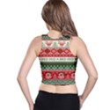 Ugly Sweater Merry Christmas  Racer Back Crop Top View2