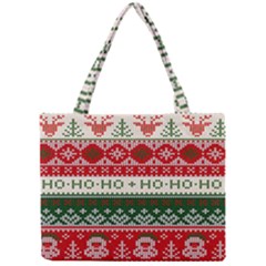 Ugly Sweater Merry Christmas  Mini Tote Bag by artworkshop
