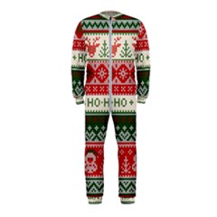 Ugly Sweater Merry Christmas  Onepiece Jumpsuit (kids) by artworkshop