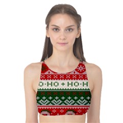 Ugly Sweater Merry Christmas  Tank Bikini Top