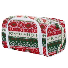 Ugly Sweater Merry Christmas  Toiletries Pouch by artworkshop