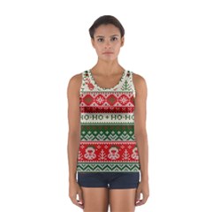 Ugly Sweater Merry Christmas  Sport Tank Top  by artworkshop