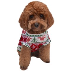 Ugly Sweater Merry Christmas  Dog T-Shirt