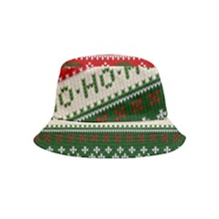 Ugly Sweater Merry Christmas  Bucket Hat (kids) by artworkshop