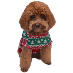 Merry Christmas  Pattern Dog T-shirt by artworkshop