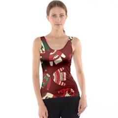 Ugly Sweater Wrapping Paper Women s Basic Tank Top by artworkshop