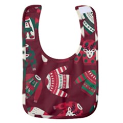 Ugly Sweater Wrapping Paper Baby Bib by artworkshop