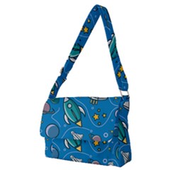 About Space Seamless Pattern Full Print Messenger Bag (m)