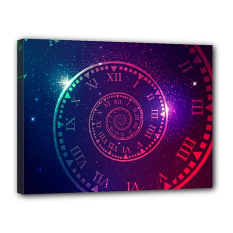 Time Machine Canvas 16  X 12  (stretched)