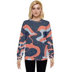 Dessert And Mily Way  pattern  Hidden Pocket Sweatshirt by coffeus