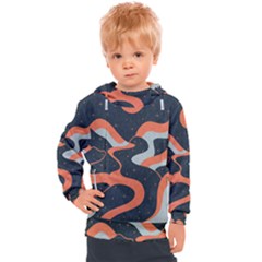 Dessert And Mily Way  pattern  Kids  Hooded Pullover by coffeus