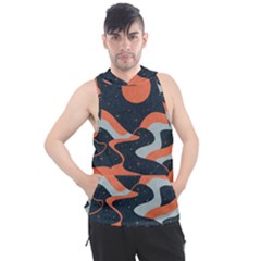 Dessert And Mily Way  pattern  Men s Sleeveless Hoodie by coffeus