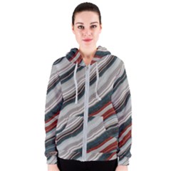 Dessert Road  pattern  All Over Print Design Women s Zipper Hoodie by coffeus