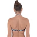 Dessert road  Pattern  all over print design Tie Back Bikini Top View2