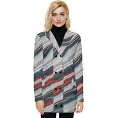 Dessert Road  pattern  All Over Print Design Button Up Hooded Coat  by coffeus