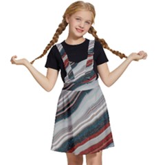 Dessert Road  pattern  All Over Print Design Kids  Apron Dress by coffeus