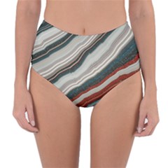 Dessert Road  pattern  All Over Print Design Reversible High-waist Bikini Bottoms by coffeus