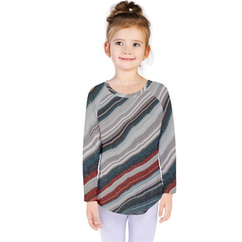 Dessert Road  pattern  All Over Print Design Kids  Long Sleeve T-shirt by coffeus