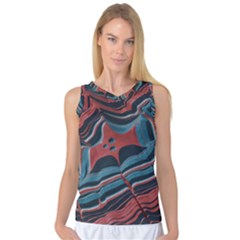 Dessert Land  pattern  All Over Print Design Women s Basketball Tank Top by coffeus