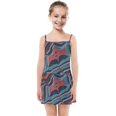 Dessert Land  pattern  All Over Print Design Kids  Summer Sun Dress by coffeus