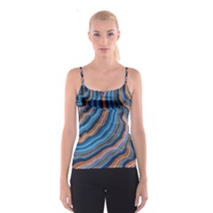 Dessert Waves  pattern  All Over Print Design Spaghetti Strap Top by coffeus