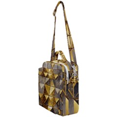 Golden Mosaic Tiles  Crossbody Day Bag