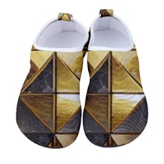 Golden Mosaic Tiles  Men s Sock-style Water Shoes