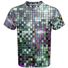 Disco Mosaic Magic Men s Cotton T-shirt by essentialimage365