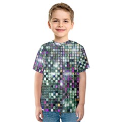 Disco Mosaic Magic Kids  Sport Mesh T-shirt