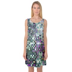 Disco Mosaic Magic Sleeveless Satin Nightdress