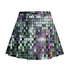 Disco Mosaic Magic Mini Flare Skirt