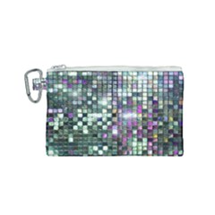 Disco Mosaic Magic Canvas Cosmetic Bag (small)