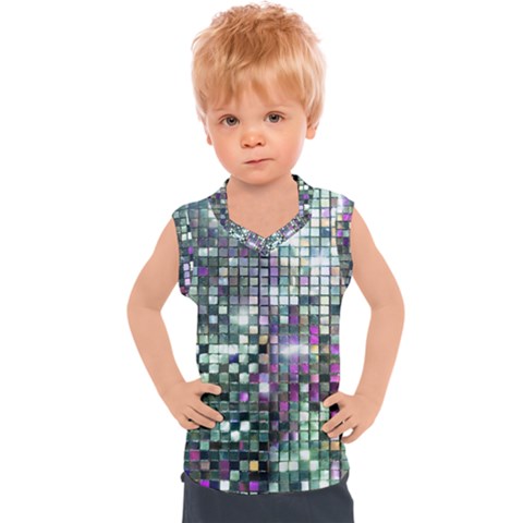 Disco Mosaic Magic Kids  Sport Tank Top by essentialimage365