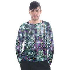 Disco Mosaic Magic Men s Long Sleeve Raglan T-shirt