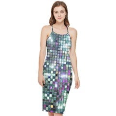 Disco Mosaic Magic Bodycon Cross Back Summer Dress