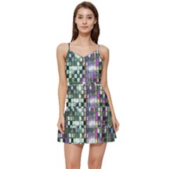 Disco Mosaic Magic Short Frill Dress