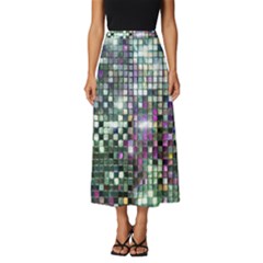 Disco Mosaic Magic Classic Midi Chiffon Skirt