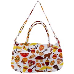 Africa Jungle Ethnic Tribe Travel Seamless Pattern Vector Illustration Removable Strap Handbag