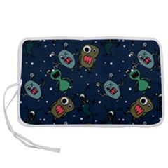 Monster Alien Pattern Seamless Background Pen Storage Case (s) by Hannah976