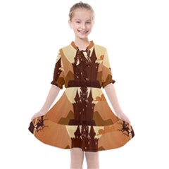 Beautiful Castle Kids  All Frills Chiffon Dress by Hannah976