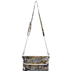 Crazy Abstract Doodle Social Doodle Drawing Style Mini Crossbody Handbag