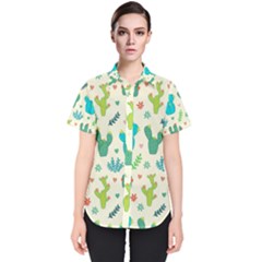 Space Patterns Women s Short Sleeve Shirt