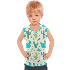 Space Patterns Kids  Sport Tank Top