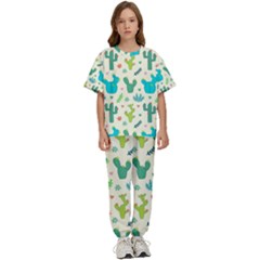 Space Patterns Kids  T-shirt And Pants Sports Set by Hannah976