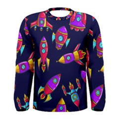 Space Patterns Men s Long Sleeve T-shirt by Hannah976