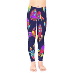 Space Patterns Kids  Leggings by Hannah976