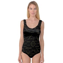 Abstract Math Pattern Princess Tank Leotard 