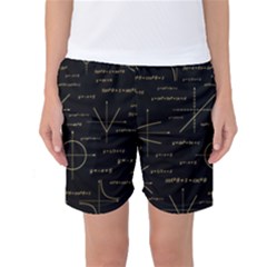 Abstract Math Pattern Women s Basketball Shorts