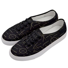 Abstract Math Pattern Women s Classic Low Top Sneakers